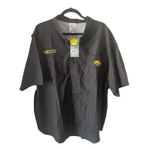 Iowa Hawkeyes ProEdge Short Sleeve Vented Back Fish Shirt Men XXL NWT